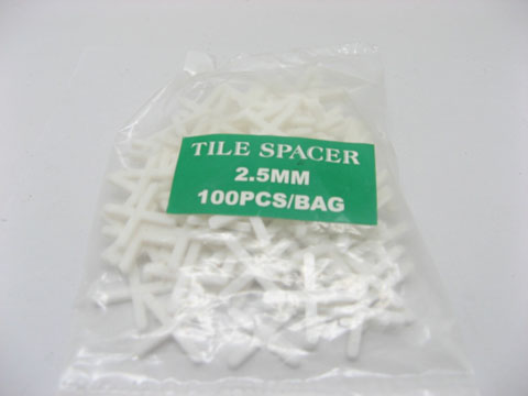 5Pkts x 500 Tile Spacers Wall & Floor Long Leg Easy Snap 2.5mm - Click Image to Close
