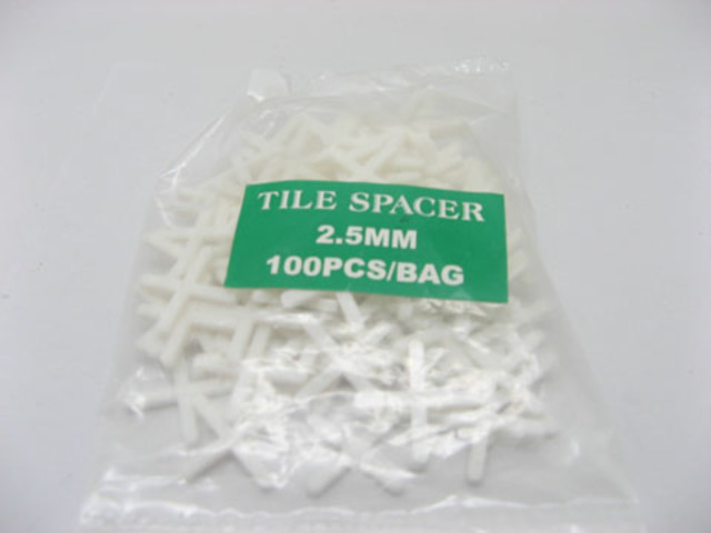 5Pkts x 500 Tile Spacers Wall & Floor Long Leg Easy Snap 2.5mm 5Pkts x 500 Tile Spacers Wall & Floor Long Leg Easy Snap 2.5mm