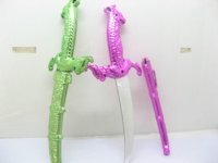 10 Plastic Dragon Sword Great Toy Mixed Colour
