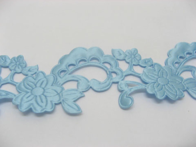 5Roll X 10Meters Blue Satin Wide Flower Craft Daisy Ribbon 5Roll X 10Meters Blue Satin Wide Flower Craft Daisy Ribbon