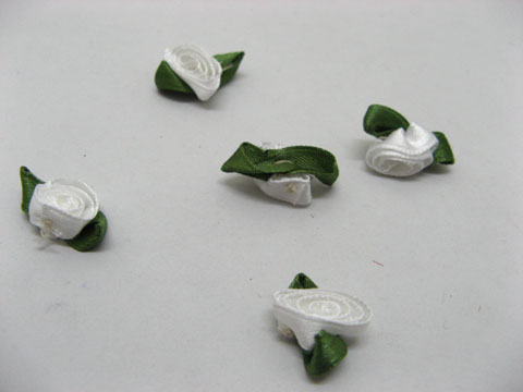 500pcs White Craft Stain Flowers Embellishments - Click Image to Close