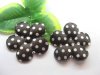 500 Dark Brown Ribbon Padded Flower Embellishments Trims 500 Dark Brown Ribbon Padded Flower Embellishments Trims