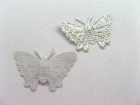 1000 Cute Silvery Butterfly Embellishments Trims jew-r161 1000 Cute Silvery Butterfly Embellishments Trims jew-r161