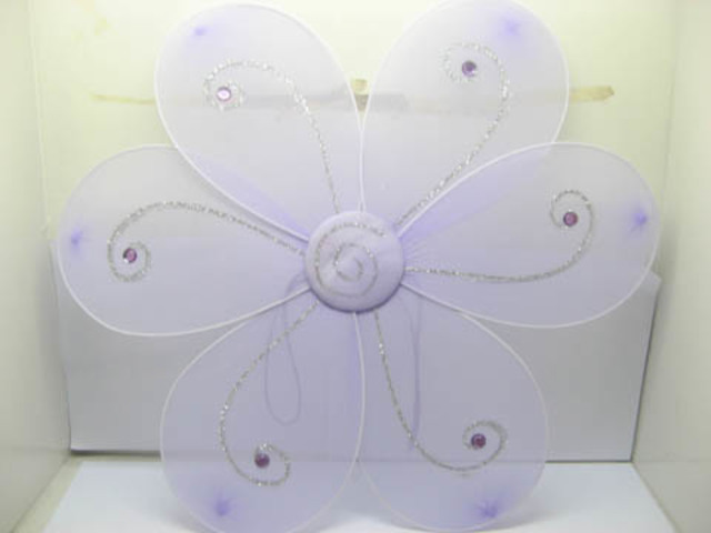 10 x Light Purple Flower Dress-up Fairy Wing Costume Toy