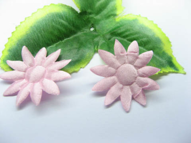 500 Pink Ribbon Sunflower Embellishments Trims jew-r171