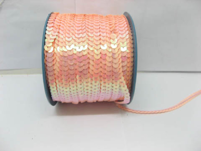 1Roll x 10Yard 6mm Strung Sequin Trim