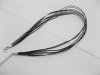 100 Black Multi-string Waxen&Ribbon with Connecter for Necklace 100 Black Multi-string Waxen&Ribbon with Connecter for Necklace