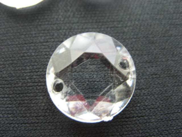 500gram (440pcs) New Clear Flat Beads Wholesale - Click Image to Close