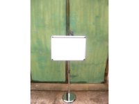 1X New Silvery Adjustable Sign Display Stand
