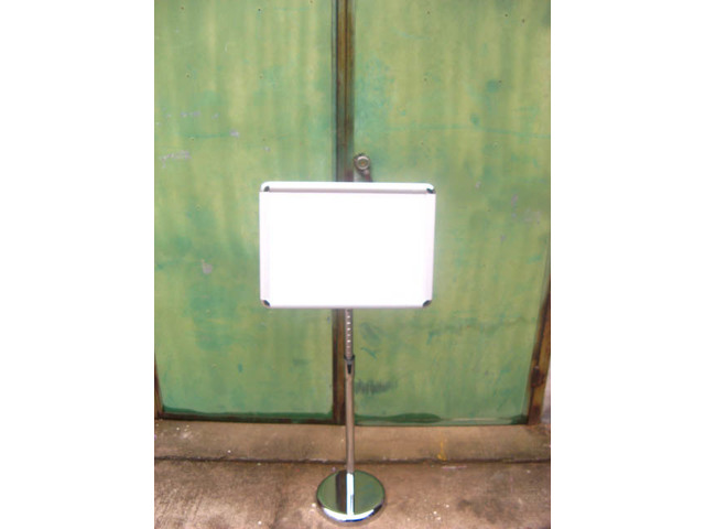 1X New Silvery Adjustable Sign Display Stand 1X New Silvery Adjustable Sign Display Stand