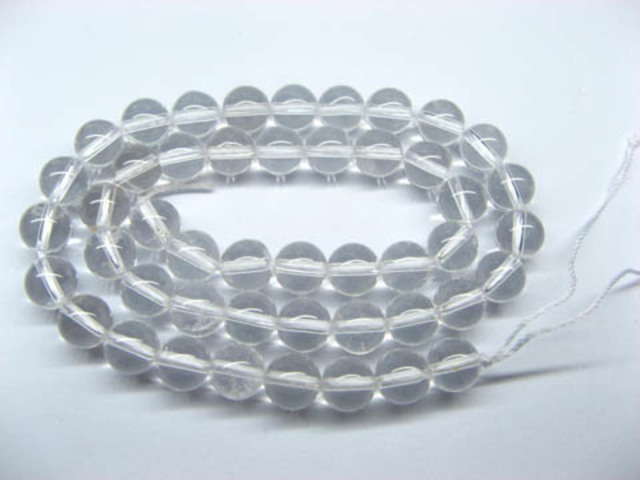 5 Strands Rock Crystal Round Gemstone Beads 10mm