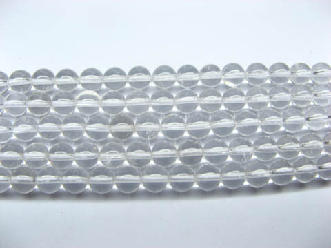 5 Strands Rock Crystal Round Gemstone Beads 12mm - Click Image to Close