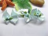 100 Blue Handcraft Satin Bowknot Embellishments 100 Blue Handcraft Satin Bowknot Embellishments