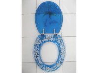 A New Ocean Seastar Dolphin Toilet Seat Cover-Blue A New Ocean Seastar Dolphin Toilet Seat Cover-Blue