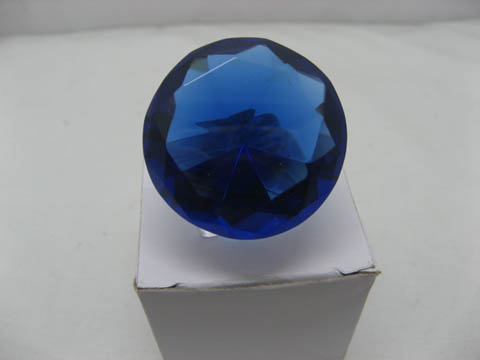 10X New Blue Taper Crystal Balls 40mm - Click Image to Close