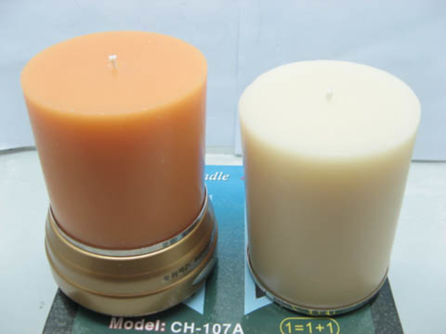 5Boxes X 2pcs Candle-Battery Operated Mixed Colour - Click Image to Close