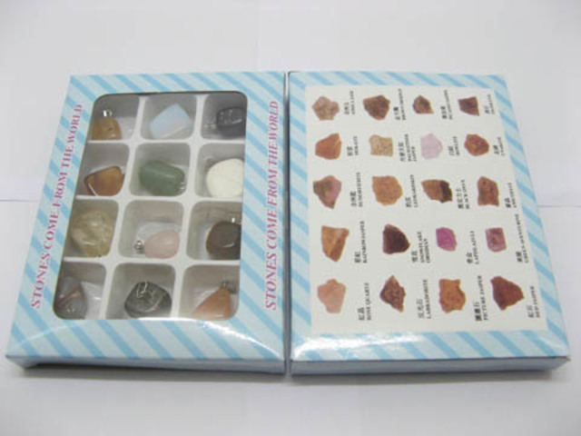 60 Gemstone Nugget Charm Pendants With Silver Bail Assorted 60 Gemstone Nugget Charm Pendants With Silver Bail Assorted