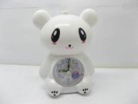 1Pc Novelty Plastic Bear Morning Music Clock