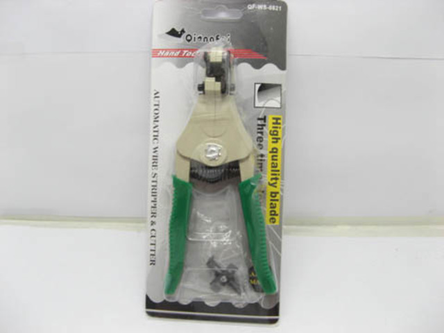 1X Green Handle Wire Stripper and Cutter Tool