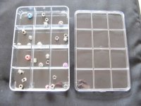 10xBeads Storage Boxes 12 compartment Organizer Tray dis-bd17