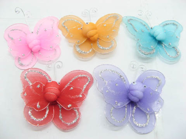 50 Beautiful Glitter Stocking Bee Body Mixed Colour pd-o127