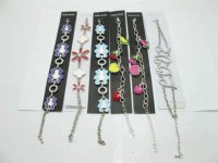 36 Bulk Assorted Alloy Metal Bracelets br-m-ch33