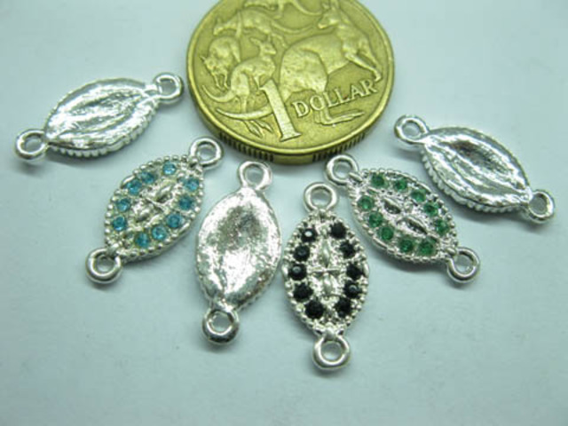 350 Bulk Beads w/2 holes Jewelery Finding