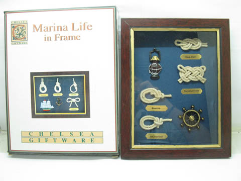 4X New Photo Frame Marina Life in Picture frame - Click Image to Close