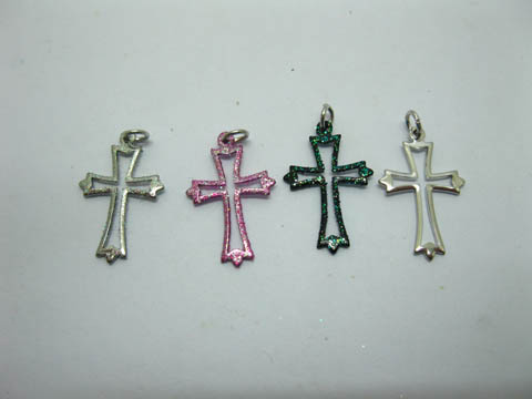 120 Metal Cross Pendants Jewelery Finding Wholesale - Click Image to Close