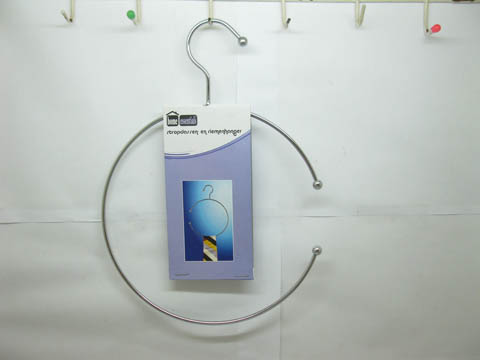 24 Metal Tie Belt Ring Hanger Hanging Display - Click Image to Close