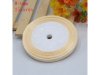 10Rolls X 25Yards Ivory Satin Ribbon 15mm