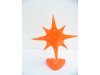 1X Orange FIREWORK Earring Display Stand Holds 8prs 1X Orange FIREWORK Earring Display Stand Holds 8prs