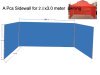 1X Green 3 sidewall suitable for 3x4.5M Marquee 1X Green 3 sidewall suitable for 3x4.5M Marquee