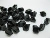 200X Black Acrylic Ice Pieces Stones Wedding Party 200X Black Acrylic Ice Pieces Stones Wedding Party