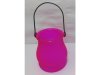 10Pcs Fuschia Frosted Hanging Glass Tea Light Holder Wedding 10Pcs Fuschia Frosted Hanging Glass Tea Light Holder Wedding