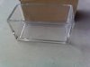 6X Wedding Clear Glass Cube Vase 20x10x10cm 6X Wedding Clear Glass Cube Vase 20x10x10cm