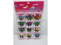 12Pairs Butterfly Hair Clips Bulk Mixed Color 12Pairs Butterfly Hair Clips Bulk Mixed Color