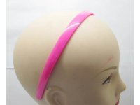 20X Fuschia Hairbands Hair Clips Craft for DIY 12MM