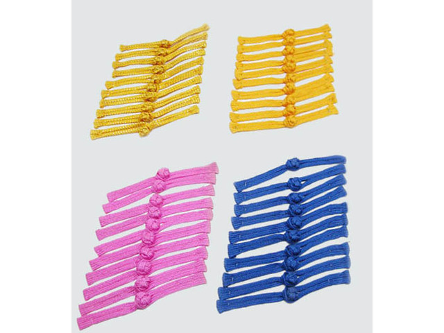 2x200pcs Traditional Chinese Closure Knot Buttons Mixed Colour