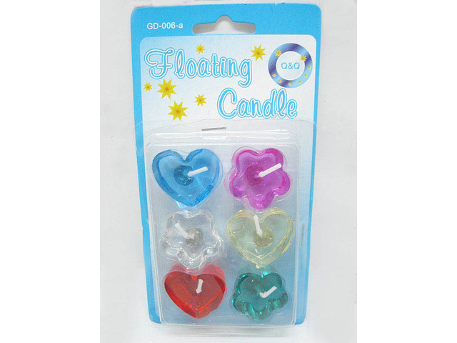 44Sheets X 6pcs Assorted Gel Floating Candles