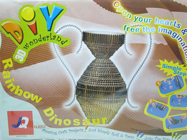 10X DIY Corrugated Paper God's Pot Dolls Great Toy