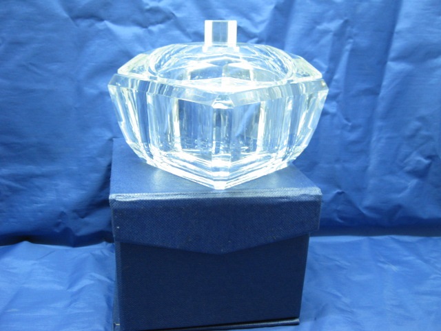 1X Multi-Purpose Square Cube Crystal Glass Display Box - Click Image to Close