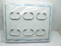 1X New Light Blue Edged Watch Bracelet Display Case