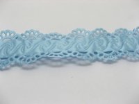 5Roll X 10Meters Blue Satin Wide Flower Craft Daisy Ribbon