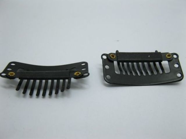 100Pcs New Black Hair Extension Finding Base 32mm