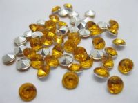 2000 Diamond Confetti 6.5mm Wedding Party Table Scatter-Coffee