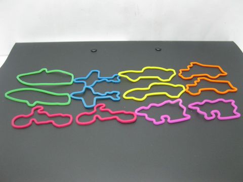 10Bags X 12Pcs Transport Silly Bands Bandz Mixed Color - Click Image to Close