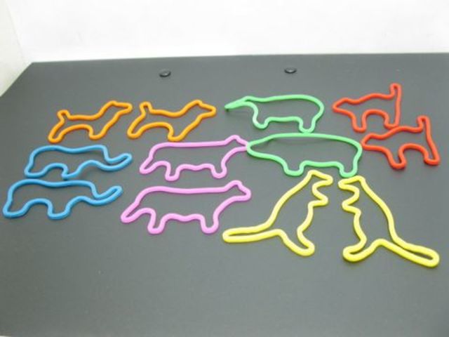 10Bags X 12Pcs Animal Zoo Silly Bands Bandz Mixed Color - Click Image to Close