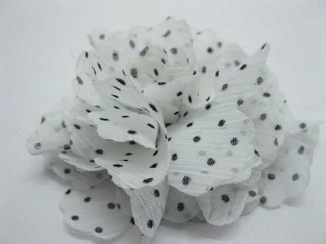 10X White Exotisch Decorative Applique Embellishment