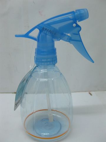 6X Transparent Barber Mist Spray Bottle - Blue - Click Image to Close